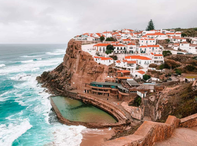 Praia das Azenhas do Mar, Colares, Portugal, Portugal